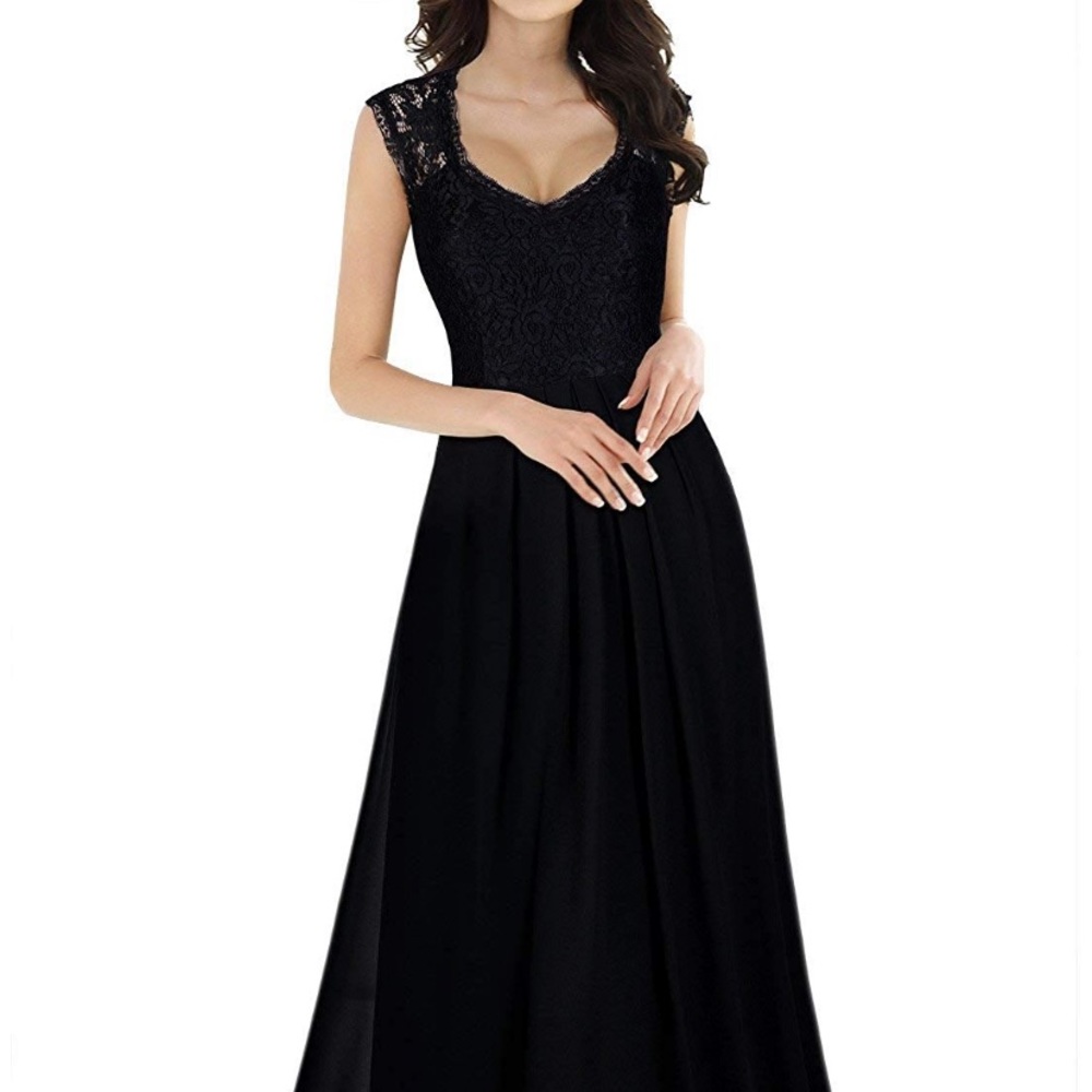 Miusol v-neck maxi dress
